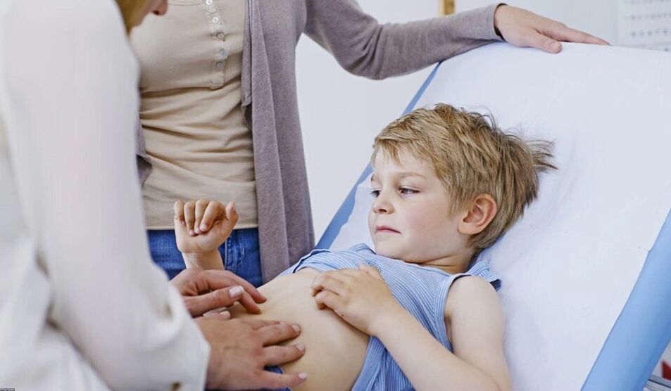 identifikacija parazita od strane liječnika u djeteta